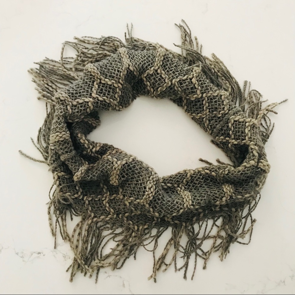 Brown / Grey Mini Scarf